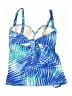 Coco Reef Tropical Blue Swimsuit Top Size 32D/34D - photo 2