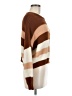Pink Lily Stripes Brown Pullover Sweater Size M - photo 4