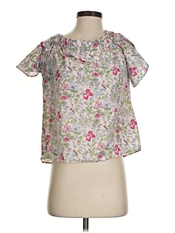 Brooks Brothers Red Fleece Short Sleeve Blouse (view 1)