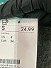 H&M 100% Polyester Polka Dots White Short Sleeve Blouse Size 4 - photo 8