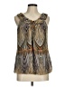 Adiva 100% Polyester Brown Sleeveless Blouse Size M - photo 1