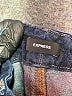 Express Solid Blue Jeans Size S - photo 7