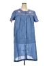 Basic Editions Blue Casual Dress Size 22 - photo 1