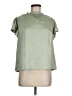 Shein 100% Polyester Green Short Sleeve Turtleneck Size 6 - photo 1