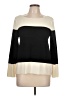 Charter Club Color Block Ivory Pullover Sweater Size L - photo 1