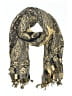 Unbranded Paisley Gold Tan Scarf One size - photo 1