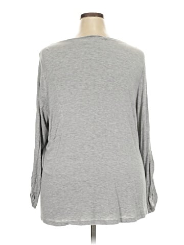 Lane Bryant Outlet 3/4 Sleeve T-Shirt (view 2)