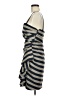 BCBGMAXAZRIA 100% Polyester Stripes Gray Cocktail Dress Size 8 - photo 5