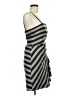 BCBGMAXAZRIA 100% Polyester Stripes Gray Cocktail Dress Size 8 - photo 4