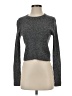 Babaton Metallic Gray Pullover Sweater Size XS - photo 1