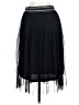 Assorted Brands 100% Polyester Solid Black Formal Skirt Size M - photo 2