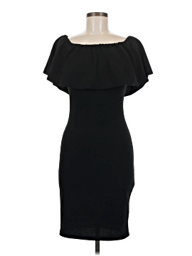 navy blue dress with coral accessories Petal and Pup Women's Posedly Midi Dress