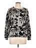 Kathy Ireland Floral Silver Pullover Sweater Size L - photo 1