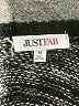 Just Fab Metallic Black Pullover Sweater Size M - photo 7