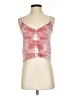 Olivaceous 100% Rayon Red Sleeveless Top Size S - photo 1