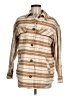 Everlane 100% Cotton Stripes Tan Trenchcoat Size M - photo 1
