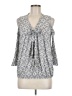 Ember 100% Polyester Gray Sleeveless Blouse Size M - photo 1