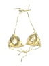 Assorted Brands Metallic Gold Swimsuit Top Size S - photo 1