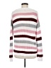 Pink Lily 100% Polyester Stripes Pink Pullover Sweater Size M - photo 2