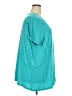 Kim Rogers Teal Short Sleeve Top Size 3X - photo 4