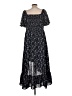 Unbranded Black Blue Casual Dress Size L (estimated) - photo 2