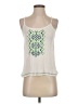 Timing 100% Rayon White Sleeveless Blouse Size S - photo 1