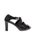 Brighton 100% Leather Black Heels Size 10 - photo 1