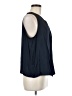 MNG Suit Blue Sleeveless Blouse Size M - photo 4