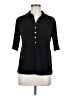 PREMISE Black 3/4 Sleeve Blouse Size M - photo 1