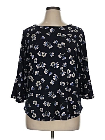 Carmen Carmen Marc Valvo 3/4 Sleeve Blouse (view 1)