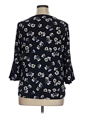 Carmen Carmen Marc Valvo 3/4 Sleeve Blouse (view 2)