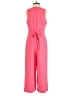 Banana Republic 100% Polyester Solid Pink Jumpsuit Size 00 - photo 2