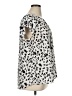 Papermoon Animal Print Silver Short Sleeve Blouse Size 1X - photo 4