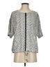Allison Daley Silver Short Sleeve Blouse Size S (petite) - photo 1