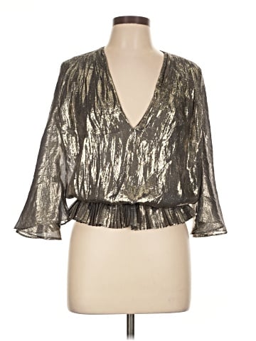 Ramy Brook 3/4 Sleeve Silk Top (view 1)