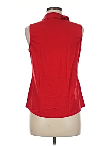 Emily Daniels Sleeveless Button-Down Shirt (view 2)