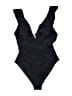 Assorted Brands Solid Black One Piece Swimsuit Size L (estimated) - photo 1