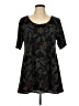 Lularoe Black Short Sleeve Top Size L - photo 1