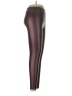 Towne Metallic Burgundy Brown Leggings Size M - photo 4
