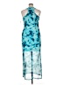 No Boundaries Tie-dye Blue Cocktail Dress Size XL - photo 2