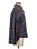 Bella Dahl Plaid Blue 3/4 Sleeve Blouse Size XS - photo 4