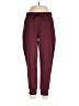 Active by Old Navy Solid Burgundy Casual Pants Size L - photo 1