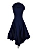 Samuel Dong Solid Blue Cocktail Dress Size XS - photo 2