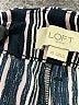 Ann Taylor LOFT Outlet 100% Polyester Stripes Black Shorts Size XS - photo 3