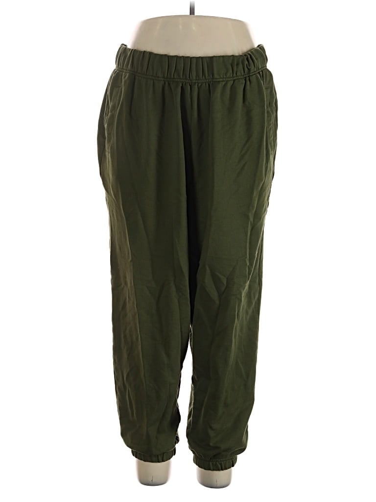 Pre-owned Aerie Casual Pants In Green