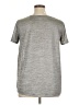 One Clothing Metallic Gray Short Sleeve Top Size L - photo 2