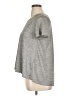 One Clothing Metallic Gray Short Sleeve Top Size L - photo 5