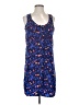 Gap 100% Polyester Hearts Blue Casual Dress Size XS - photo 1