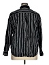 Old Navy Stripes Black Long Sleeve Button-Down Shirt Size XL - photo 2