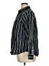 Old Navy Stripes Black Long Sleeve Button-Down Shirt Size XL - photo 5